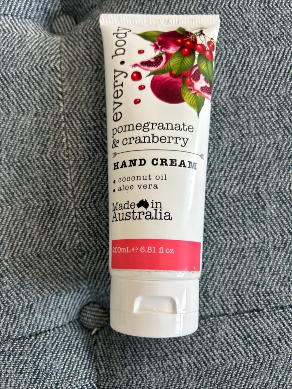 Every Body Pomegranate & Cranberry Hand Cream With Coconut Oil And Aloe Vera